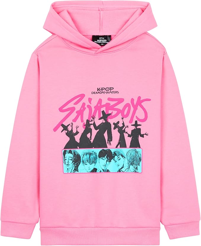 KPop Demon Hunters Official Girl Hoodie, Cosy Hoodies, Warm Gift for Girls and Teens