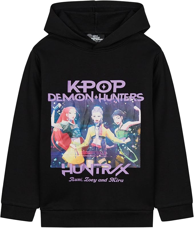 KPop Demon Hunters Official Girl Hoodie, Cosy Hoodies, Warm Gift for Girls and Teens