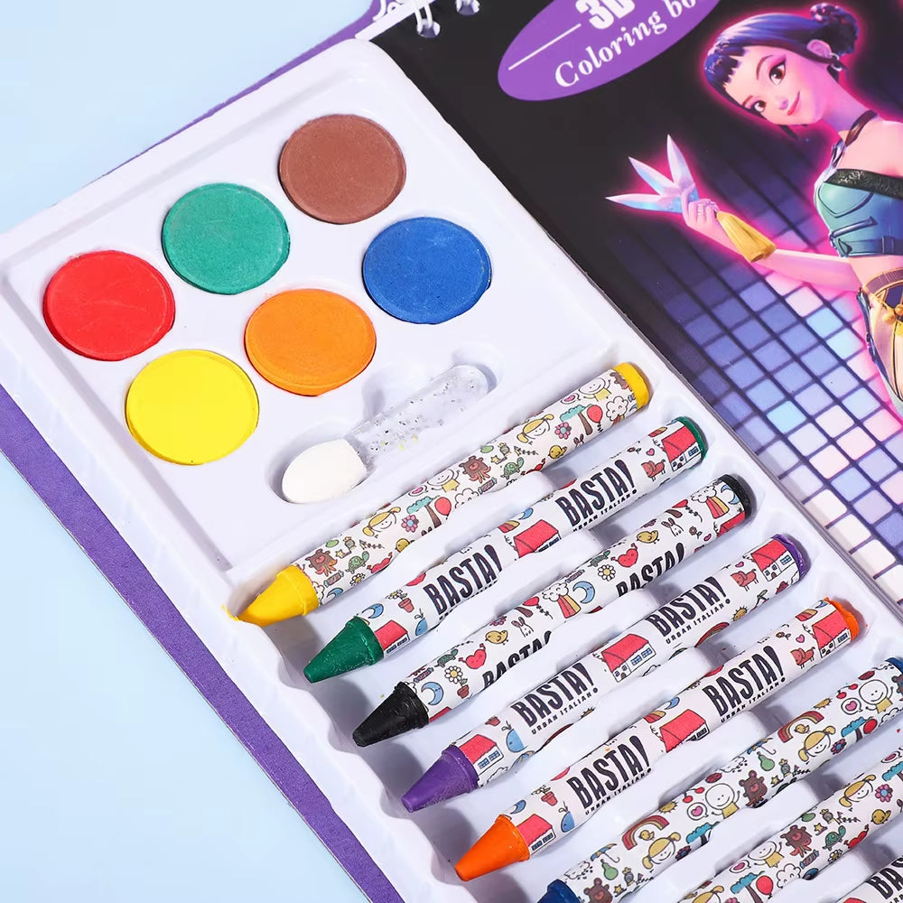 Kpop Demon Hunters Coloring Book