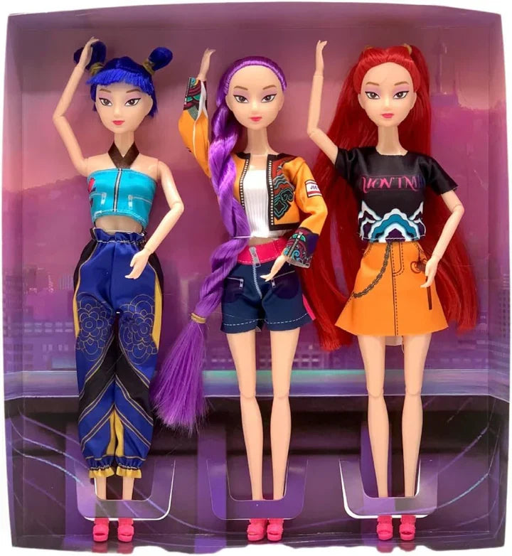 KPOP Demon Hunters – Collector 3-Doll Set