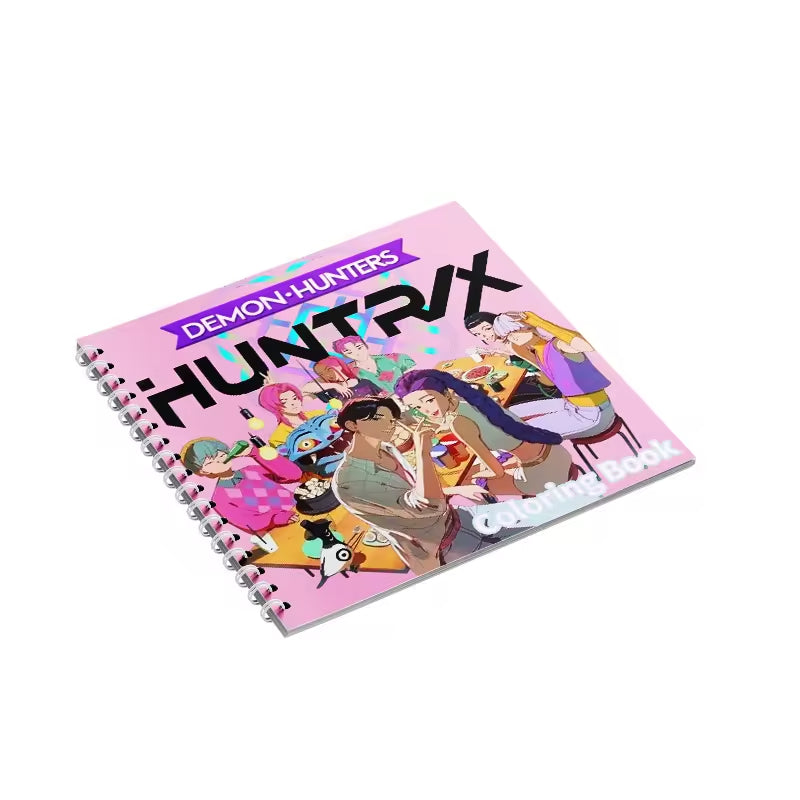 Kpop Demon Hunters Coloring Book - Rumi, Zoey