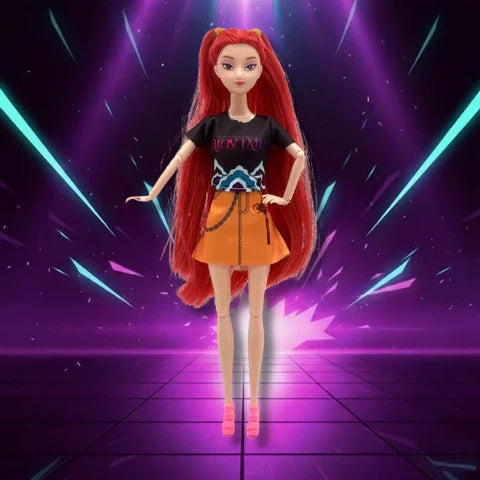 KPOP Demon Hunters – Caja de colección con 3 muñecas coleccionables