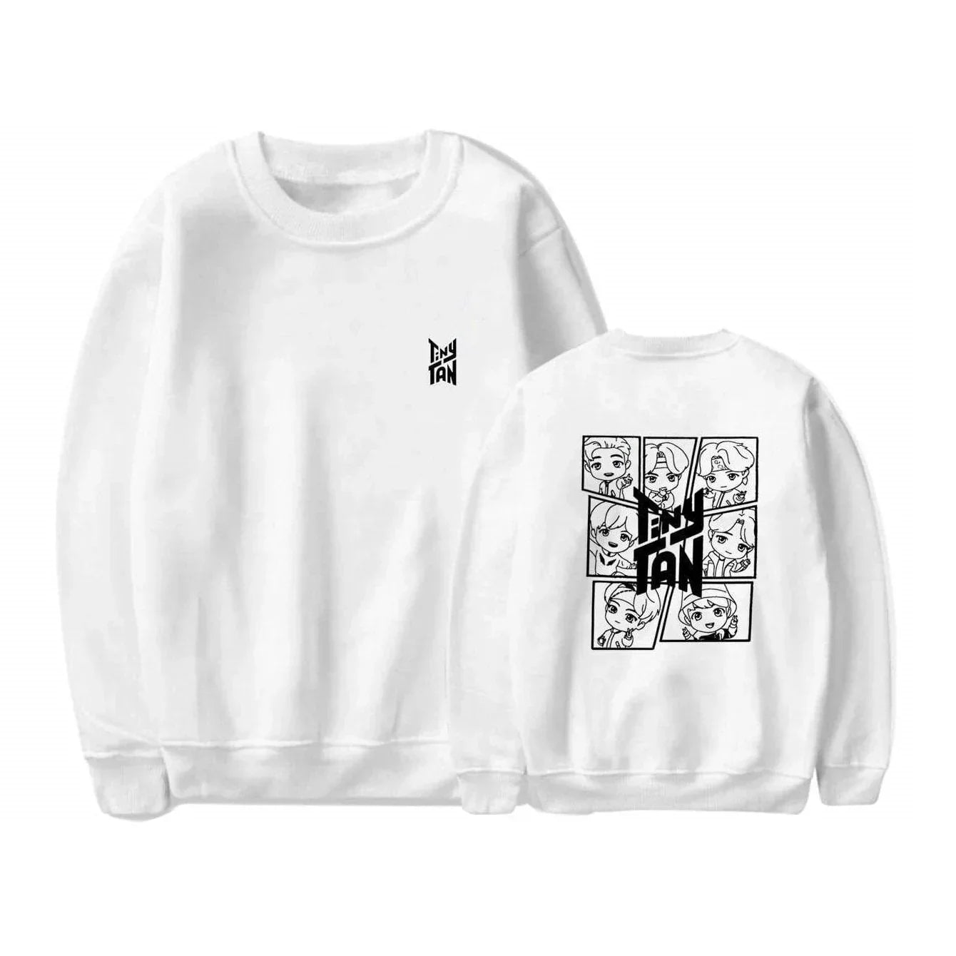 BTS TinyTAN White Pullover