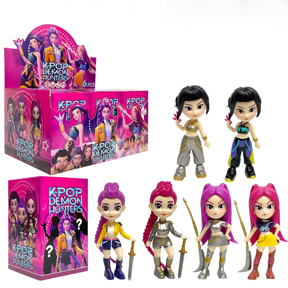 Kpop Demon Hunter Blind Box, anime, fun blind bag, small statue, peripheral model, desktop blind box, gift decoration