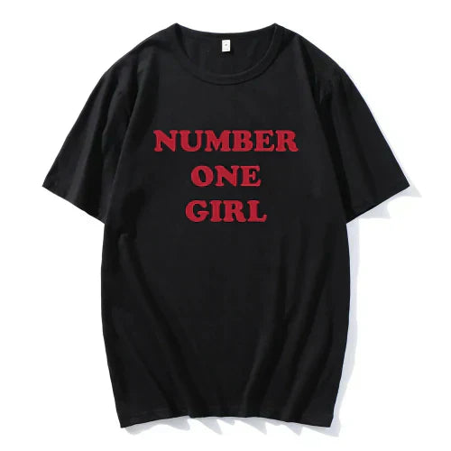 T-shirt number one girl kpop rose – groupe blackpink